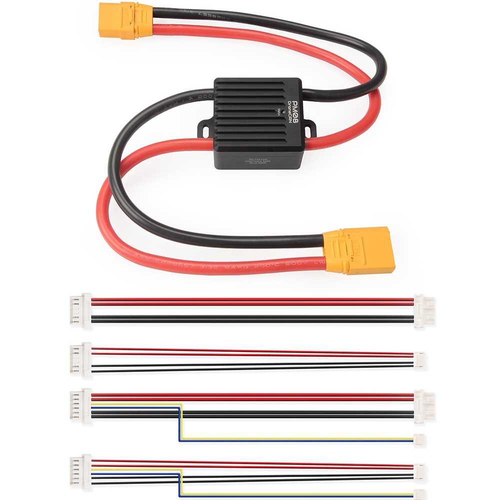 Holybro-PM08-CAN-14S-200A-Powermodul-DroneCAN-Protokoll-Zwei-5V-BEC-Ausgaumlnge-fuumlr-PX4-Flugsteue-2019363-2